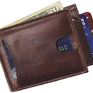 HINTZ Genuine Leather 100% Pure Wallet/Card Holder/Money Clip RFID Protected Multiple Card Slots Slim Stylish New Products