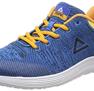 Peak Men's Strong Blue/Saffron Running Shoes - 8 UK/India (42 EU)(EW7147H)