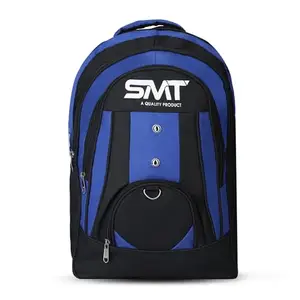 SMT A Quality Product Unisex School Bag School Bags for Men Women Boys Girls Office & Travel Bags Polyester Casual Daypacks Laptop Backpacks 32 L - Blue