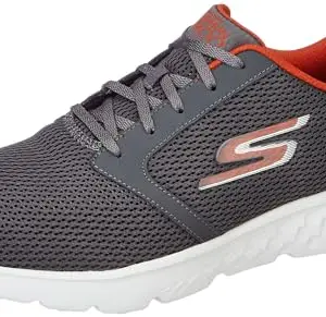 Skechers Mens Go Run 400 Charcoal/RED Running Shoe - 6 UK (7 US) (894170ID-CCRD)