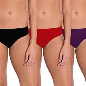 THE BLAZZE Women's Lingerie Panties Hipsters Briefs G-Strings Thongs Underwear Panty Cotton Boy Shorts Women Bikini Panty for Woman (2XL, Combo_01)