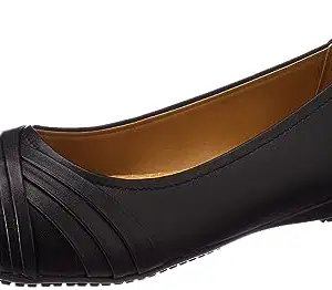 Bata Comfit Bata Womens Pleated Ballerina Black_1 Ballet Flat - 7 UK (5516780)