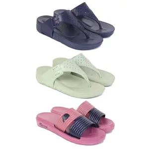 Women's Comfortable Sandal,Casual Lightweight Sandal for Everyday Wear | (COMBO-3)-1985-1983-1982-5-EURO-36