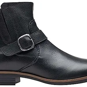 Clarks Womens Camzin Loop Black Leather (26174150) UK-6