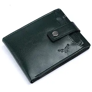 ertte Men Casual Forest Green Artificial Leather Wallet