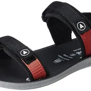 Aqualite Men PS-1305 Sandal, Grey/Black, 8 UK/India