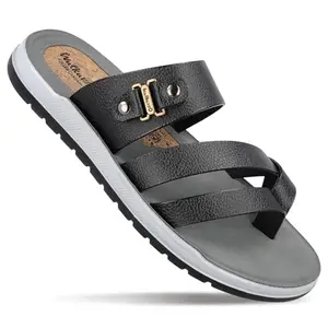 WALKAROO Men's Slip On Comfort Sandals - WGP53092 Black