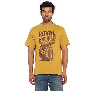 ROYAL ENFIELD Since 1901 Mustard T-Shirt (L) 42 CM