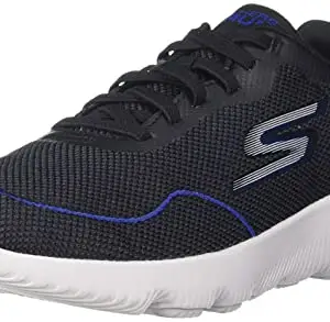 Skechers mens GO RUN FOCUS-FORGED BLACK/BLUE Running Shoes -6 UK (7 US) (55166)