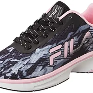 FILA Womens Grizzle W BLK/PNK Running Shoes