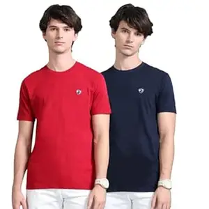 HIBEX POLO Men's Tshirt- Round Neck Half Sleeve Combo Tshirt | Pack of 2 or 3