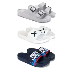 Men?s Casual Slip-On Sandals ? Designs & Stylish Open-ToePCV-SAN-(3-COMBO)-3114-3029-1587-9