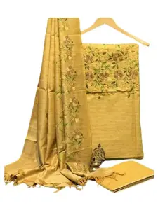 Anshika Handloom Cotton Dupion Embroidered Dress Material for Women, Salwar Suit Dress Material with Dupatta | DUPI 27