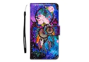TELETEL for VIVO V70 5G Dream Catcher Design Pu Leather Flip Phone Case Wallet Cover with Card Slot Holder Kickstand - Multicolor