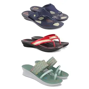Women's Sandals | Lightweight Wear| Stylish & Easy to Wear For Women'S PCV-SAN-(COMBO-3)-1973-1958-1948-7