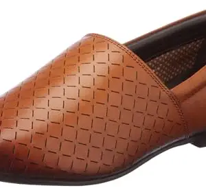 Lee Cooper Men's LC7752E Tan Formal Slip On Shoes_44EU