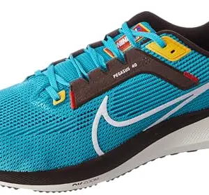 Nike Men's Running Shoes Air Zoom Pegasus 40 PRM-Teal Nebula/White-Earth-Pure Platinum-Fn4271-300-10Uk