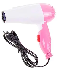 DAYBETTER® Professional Hair Dryer for Men and Women Foldable NV-1290 1000W Pink (Color My be Change) Tar-H1