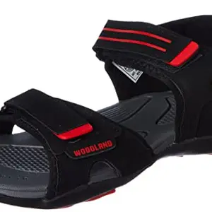 Woodland Men's Black Sandal-7 UK 41 EU (SGD 4244022)