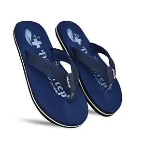 DR STTEP Orthopedic Slippers for Men – Lightweight Flip Flops with Arch Support, Anti-Slip Sole & Comfort Fit for Everyday Use_Blue_7_pack of 5