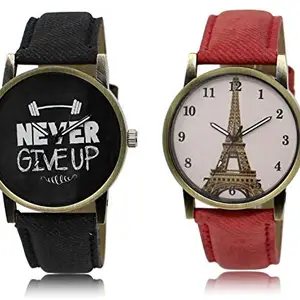 The Shopoholic Analog Silver White Black Dial Watch(WAT-LR-242-18-CMB)