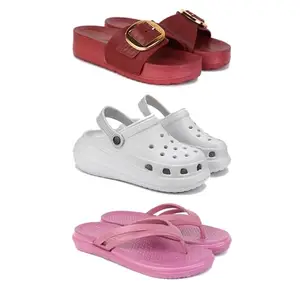 sandal for Women's,slip-ons,quality casaul sandals for Women's GRP-SAN-(3-COMBO)-1996-OO5-1978-8-EURO-39
