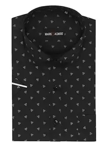 MARK & ALBERT Mens Half Sleeves Printed Shirt