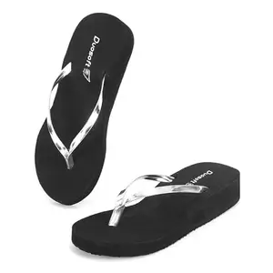 Duosoft Extra Soft Ortho Slippers for Women (Dt-009-Black-07) Black 7 Kids UK (Dt-009-Black07)