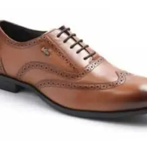Lee Cooper Men's LC4991E Leather Formal Shoes_Tan_44EU