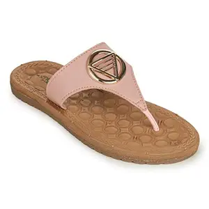 Liberty Women Ch-509 Pink Fashion Slippers -4 UK(37 EU)