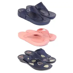 Women's Comfortable Sandal,Casual Lightweight Sandal for Everyday Wear | TBS-(3-COMBO)-1985-1979-1973-7-EURO-38