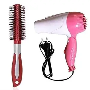 Combo Of Hair Dryer With Comb, Hair Dryer For Men And Women, (Pack Of 1)