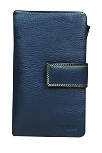 Calfnero Blue Women's Wallet (3399-Festive-Blue)