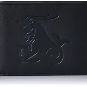 Justrack Men Black Color Genuine Leather Money Purse (LWM00184-JT_3)