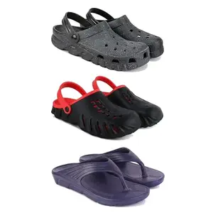 Men's Sandals | Lightweight Wear| Stylish & Easy to Wear For Men's PCV-SAN-(3-COMBO)-3056-3148-3153-10
