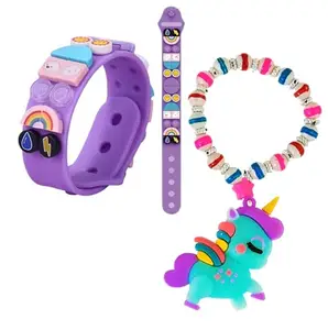 brown leaf Pack of 2 Kids Rakhi Set with Mosaic Bracelet Handband For Little Brother Sister With Roli tilak (DESIGN 5)