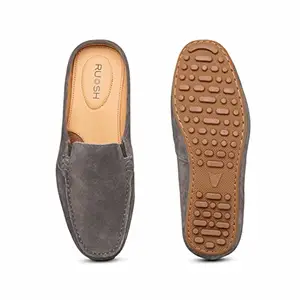 Ruosh Men Footwear Mule-Slip On Grey