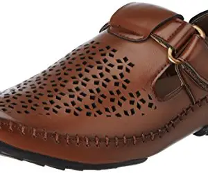 BATA Men's Bonus Tan Light Brown Formal Shoes 7 UK/India