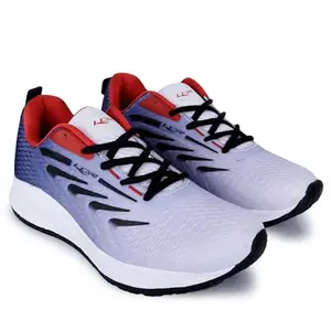 Lancer Mens LEVEL-5NBL-RED Navy Running Shoe, 10