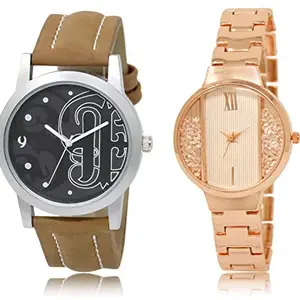The Shopoholic Analog White Rose Gold Dial Watch for Men's(HEXA826)