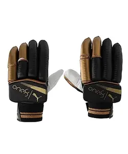 Puma Mens one8 1.2 Batting Glove, Black-Gold, M (4192002)