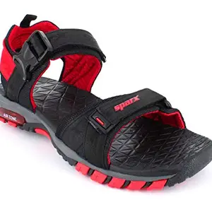 Sparx Men SS-520 Black Red Floater Sandals