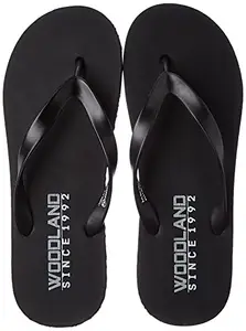 Woodland Men's Black Flip flop -6 UK(40 EU)(FF 3852021)
