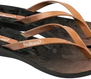 WALKAROO WL7021 Womens Regular Wear Sandals for Indoor & Outdoor - Peach