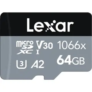 Lexar Profes 1066X Microsdxc U3 Uhs-I A2, 64G