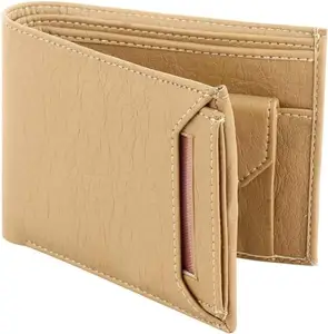 PATHROVER Men Casual, Formal Beige Artificial Leather Wallet (8 Card Slots) LAICH Path 23BEIGE_CW