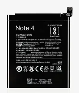 Generic New Mobile Battery for Xiaomi Redmi Note 4 4000mAh