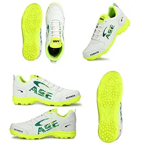 ASE Men's Parrot Green Professional Cricket Shoes 10 UK/IND