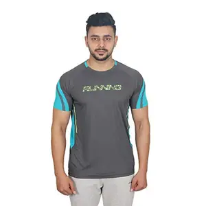 Vector X VTD-052-G Men's Round-Neck T-Shirt (Grey)