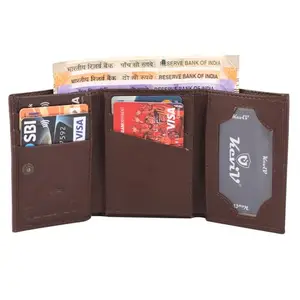 Keviv Genuine Leather Wallet for Men - Brown (GW125)